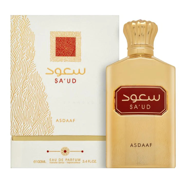 Sa'ud EDP Perfume By Asdaaf Lattafa 3.4oz / 100ml