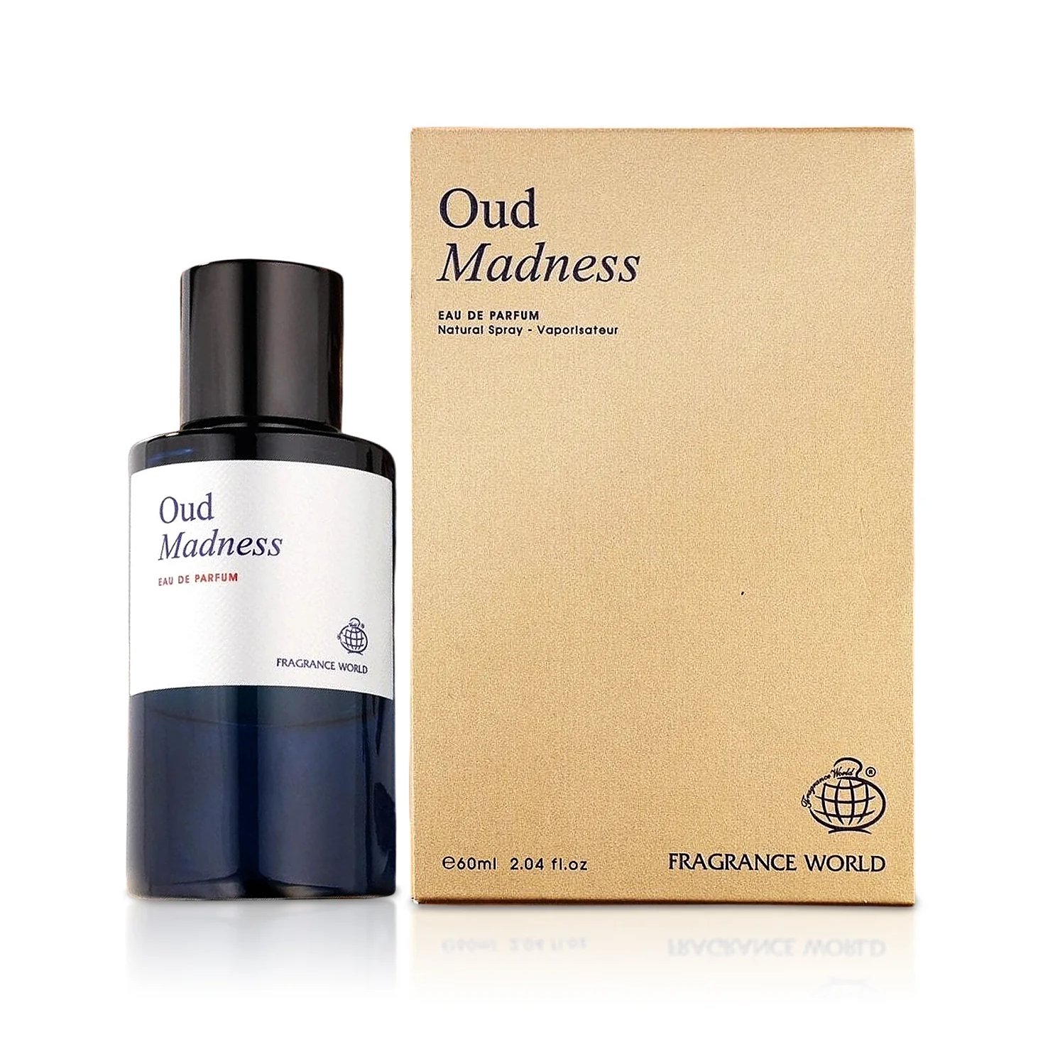 Oud Madness EDP Perfume By Fragrance World 2oz / 60ml