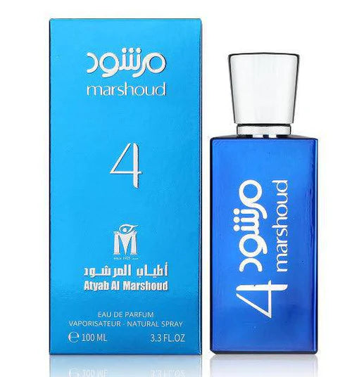 Marshoud 4 Blue Perfume For Unisex 100ml by Atyab Al Marshoud Perfumes